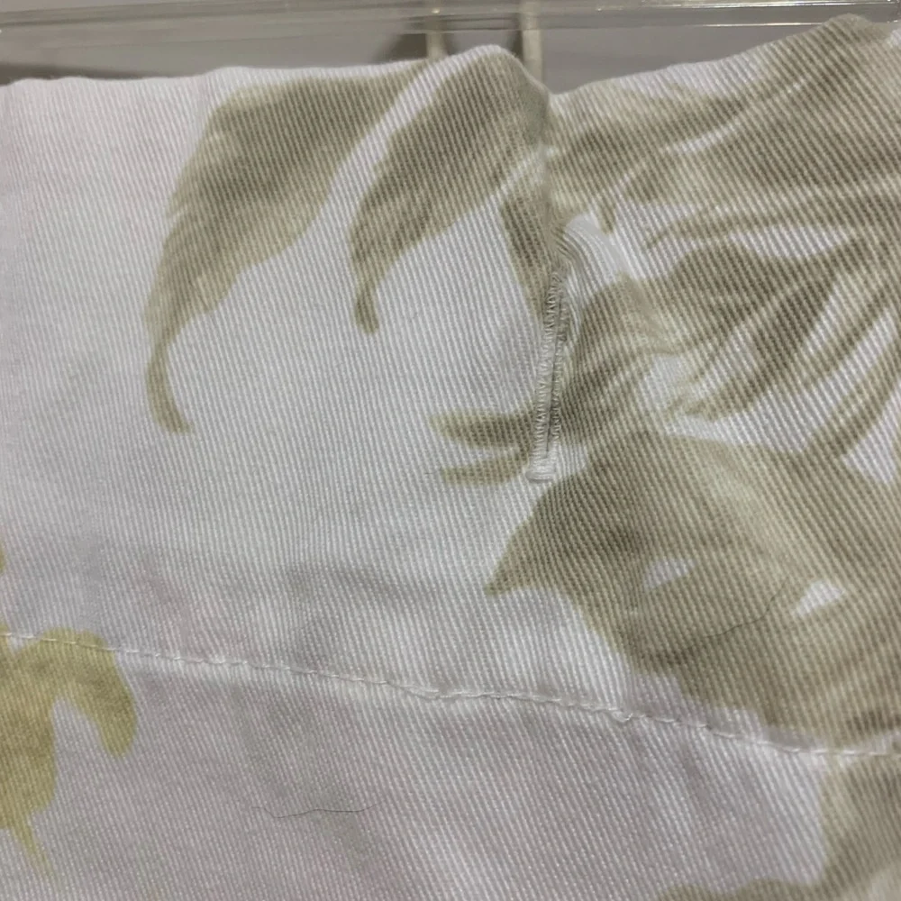 Tahari Floral Cloth shower curtain